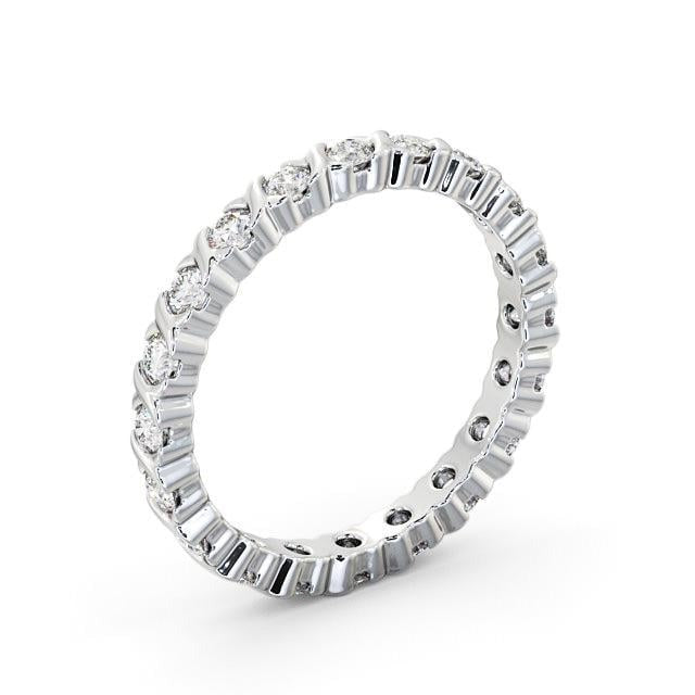 Tessa Full Eternity Round Lab Diamond Patterned Ring