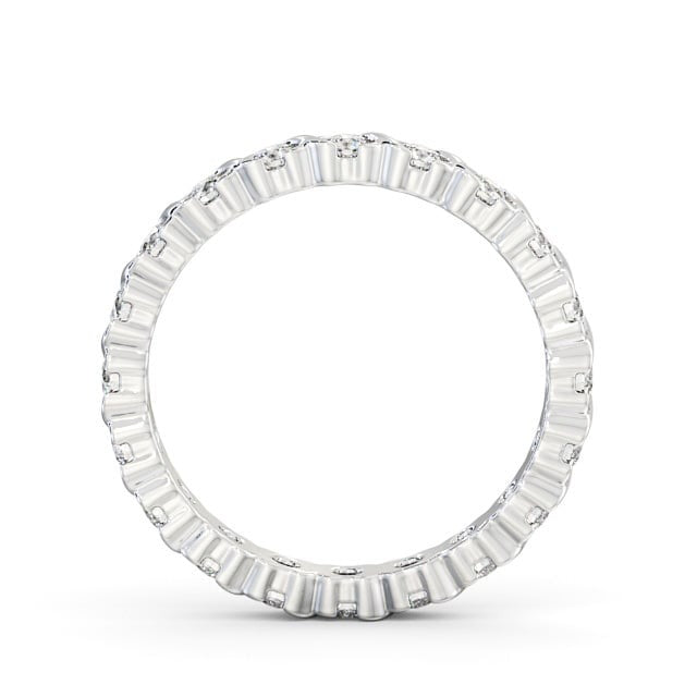 Tessa Full Eternity Round Lab Diamond Patterned Ring