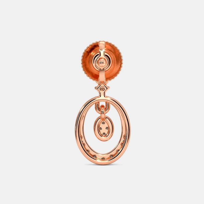 The Anvesha Drop Lab Diamond Earrings