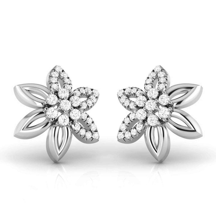 The Blossom Bisect Moissanite Earrings 