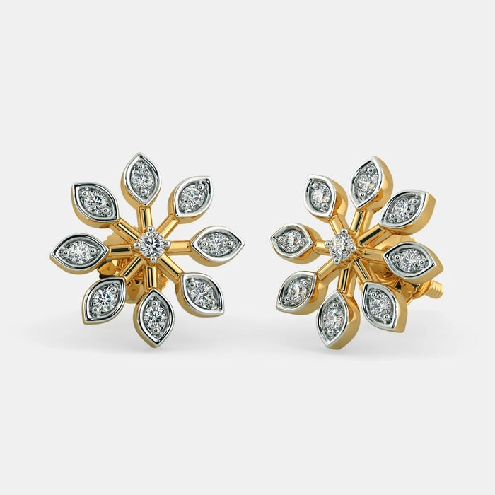 The Life in Bloom Lab Diamond Earrings