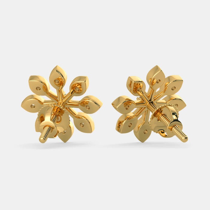 The Life in Bloom Lab Diamond Earrings