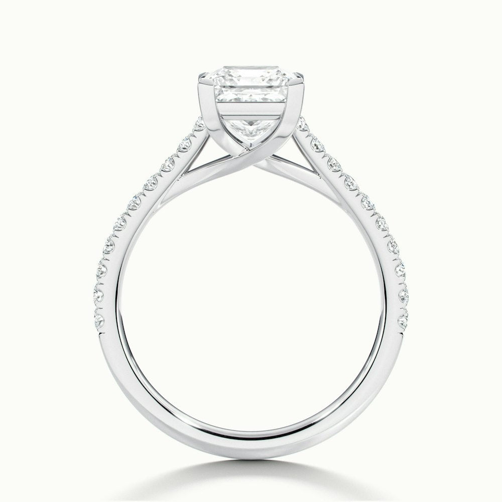 Timeless Princess Cut Moissanite Engagement Ring