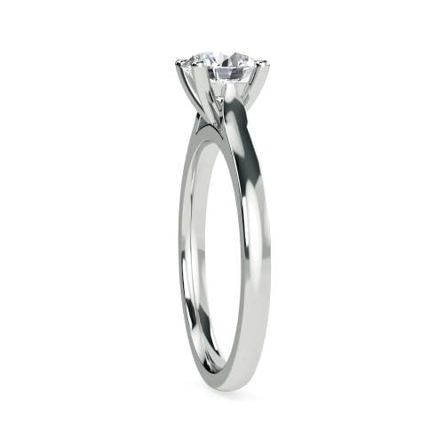 Traditional Round Solitaire Lab Grown Diamond Ring