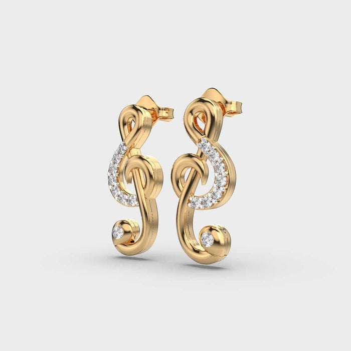 Treble Lab Diamond Earrings