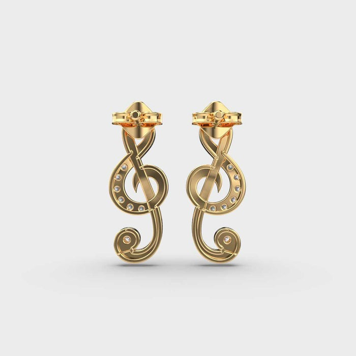 Treble Lab Diamond Earrings