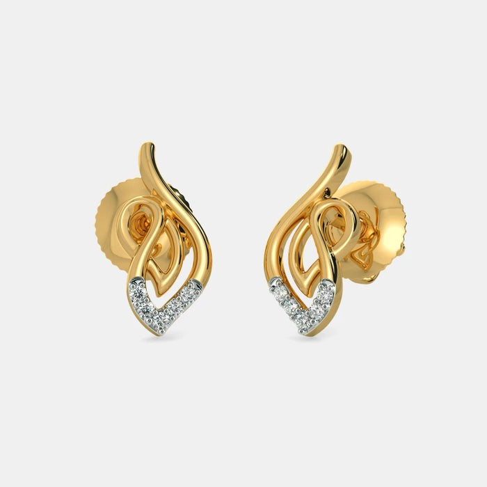 Twinkling Stud Lab Diamond Earrings