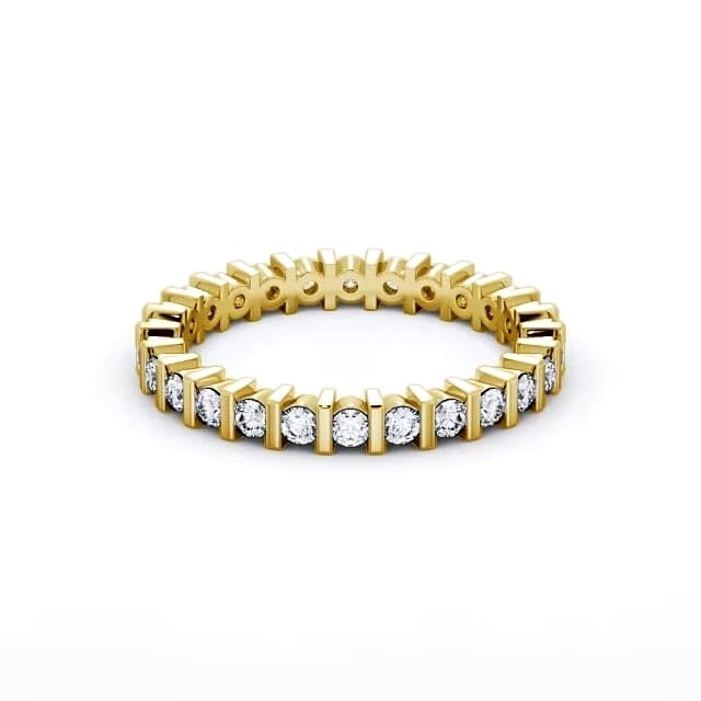 Vera Full Eternity Round Lab Diamond Tension Set Ring