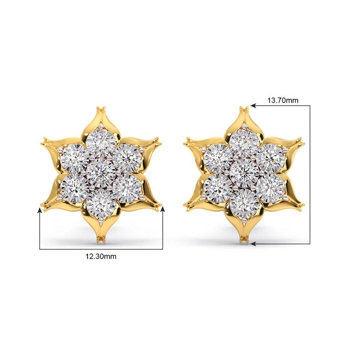 Vignettes Miracle Plate Lab Diamond Earrings