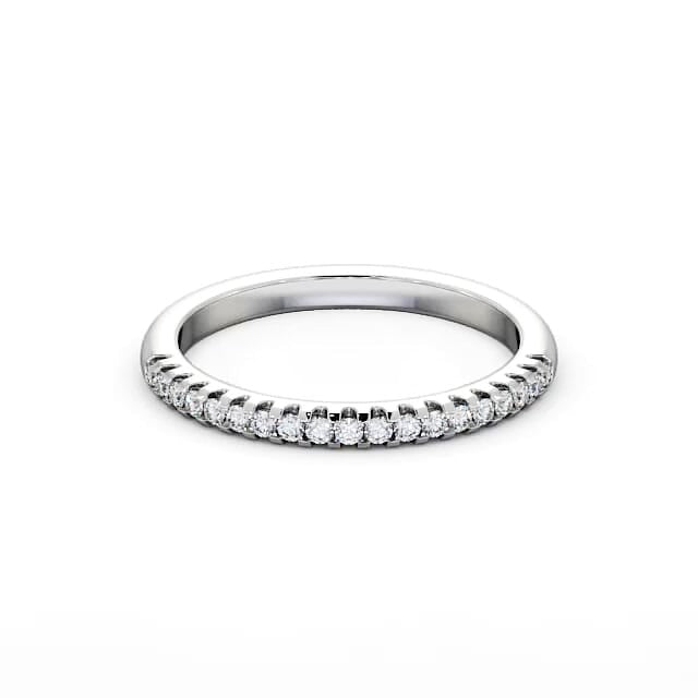 Violet Half Eternity Round Lab Diamond Classic Style Ring