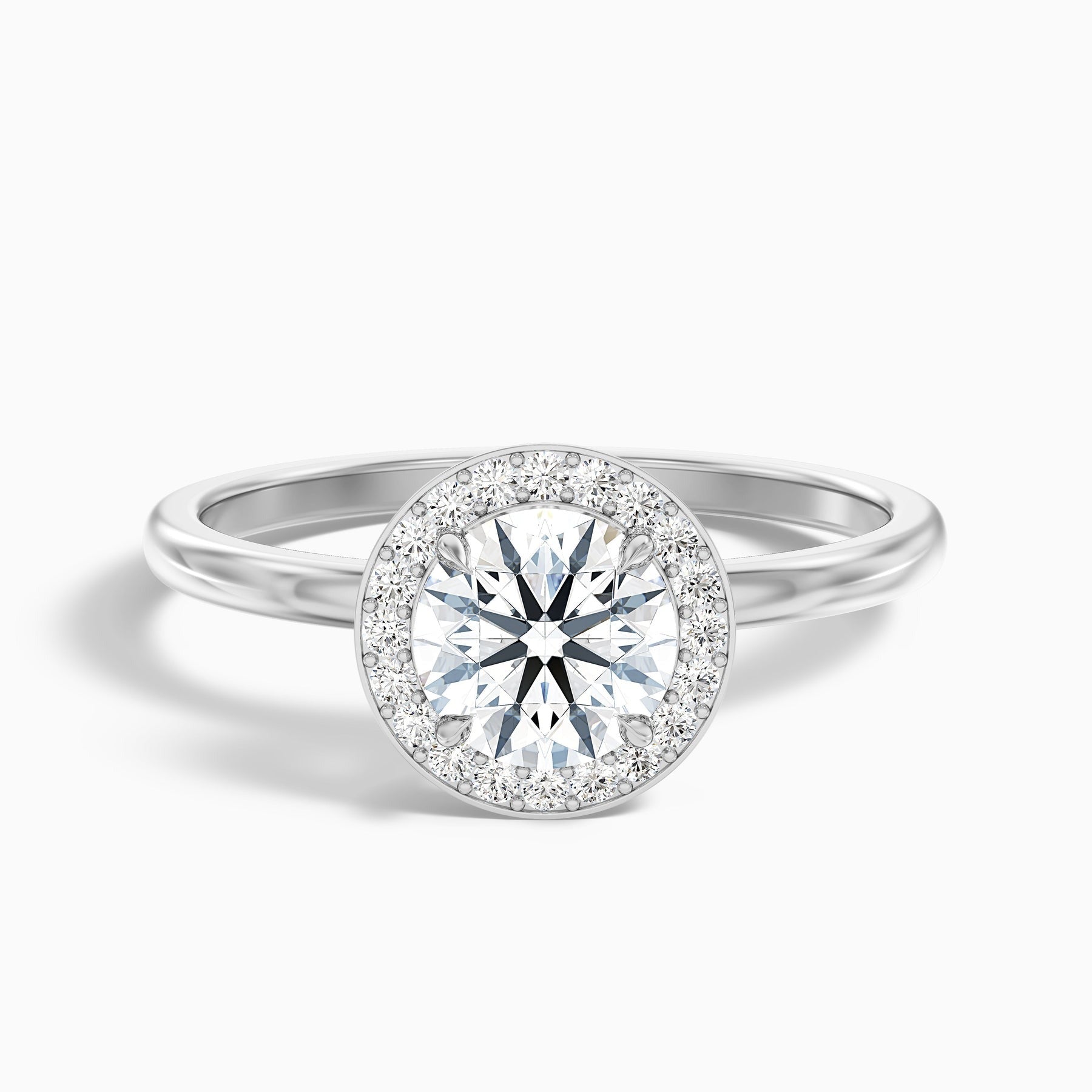 Vivienne 1 Carat Round Halo Lab Grown Diamond Ring