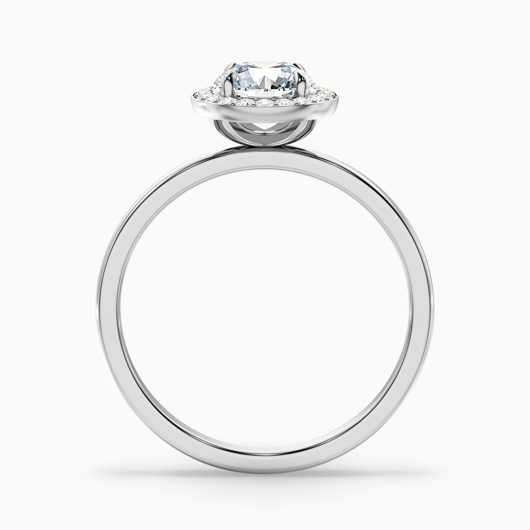 Vivienne 1 Carat Round Halo Lab Grown Diamond Ring