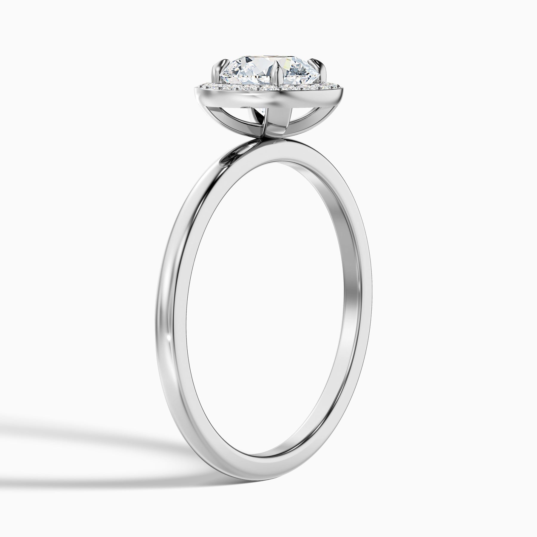 Vivienne 1 Carat Round Halo Lab Grown Diamond Ring