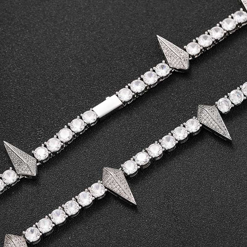 Whisper 5mm Moissanite Fight Tooth and Claw Tennis Chain – Grown Leo