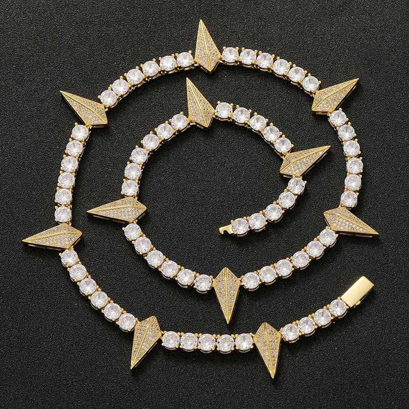 Whisper 5mm Moissanite Fight Tooth and Claw Tennis Chain – Grown Leo