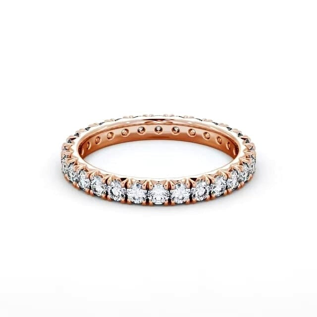 Yara Full Eternity Round Lab Diamond Fish Tail Setting Ring