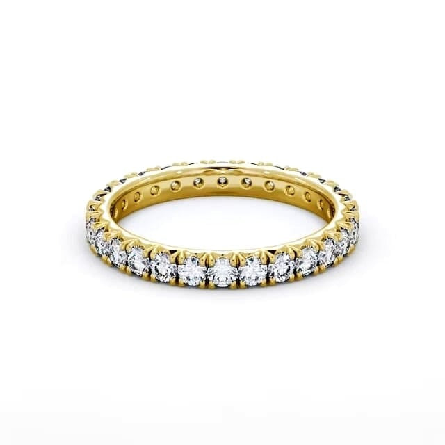 Yara Full Eternity Round Lab Diamond Fish Tail Setting Ring