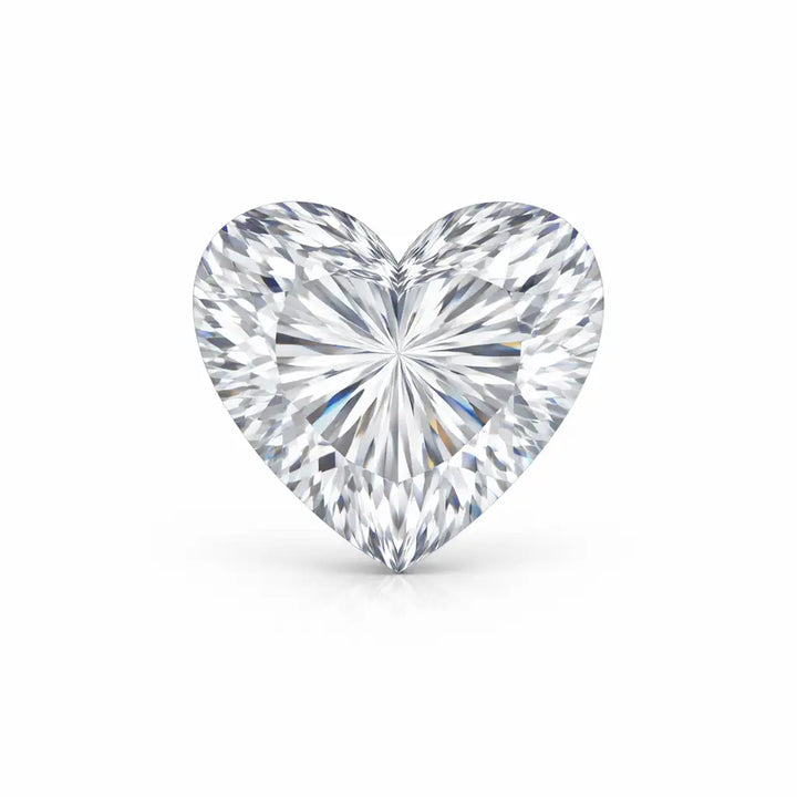Heart Moissanite Engagement Rings