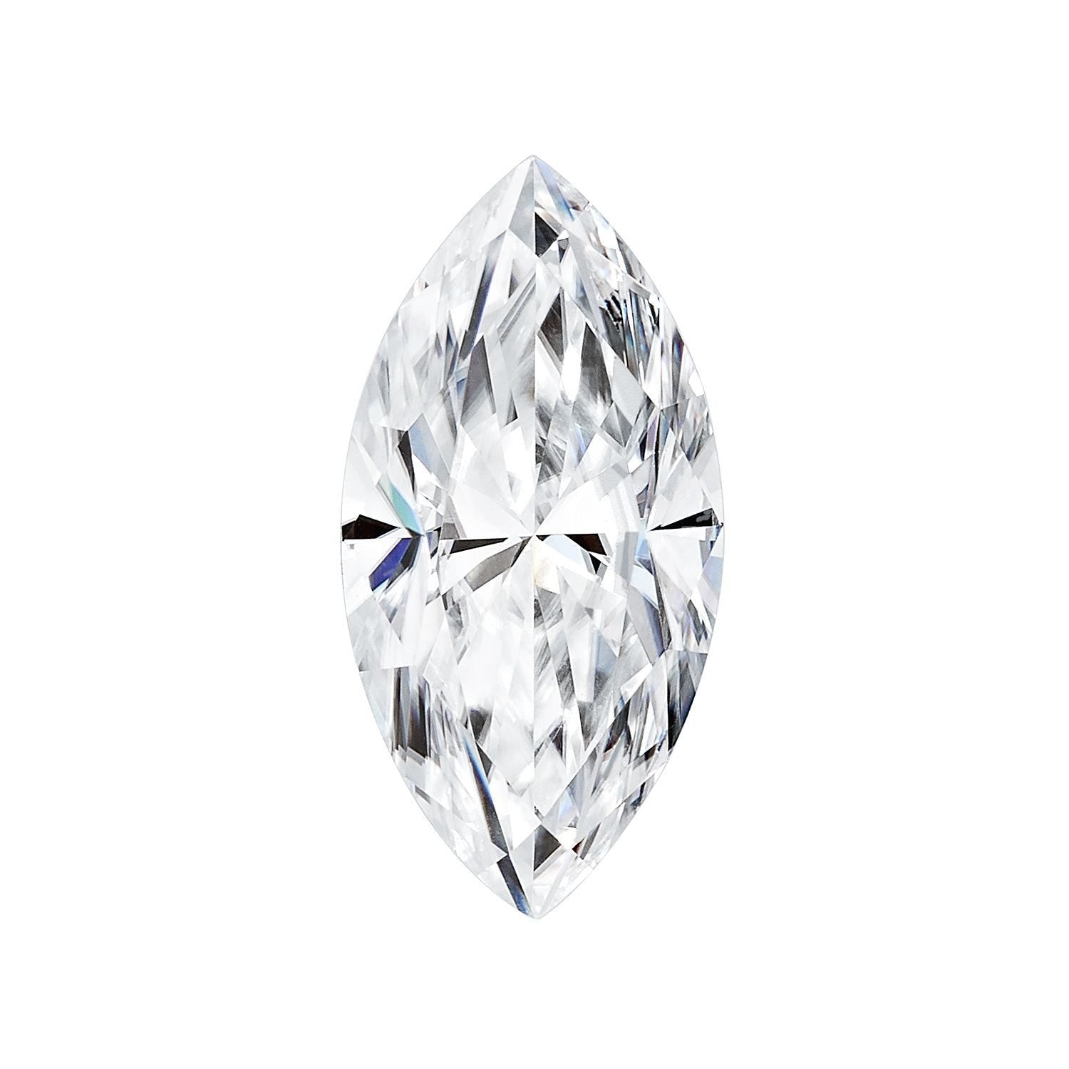 10 carat marquise cut loose lab grown diamond, D VS2, IGI certified